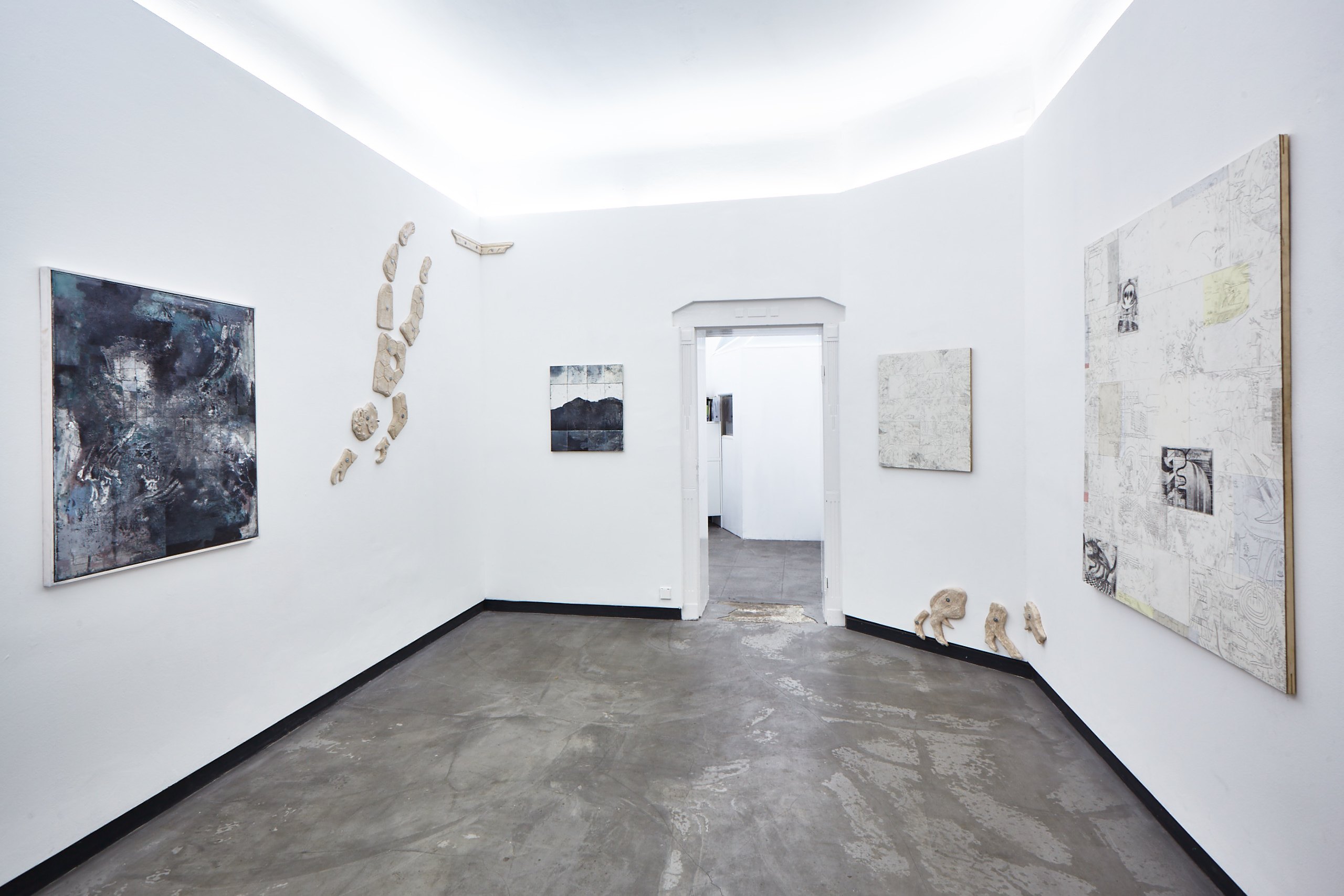 exhibition Event Horizon, sp2 Berlin, Fabian Hub, Lisa Braun, Yannick Riemer
